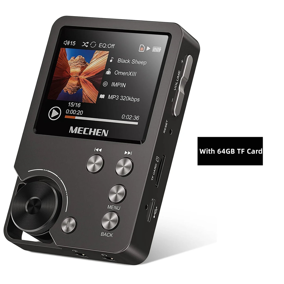 MECHEN High Quality Lossless MP3 Player Support Up to 256GB ( M30 HIFI )