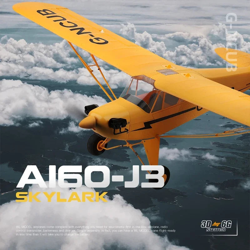 Wltoys A160 RC Airplane XK 5CH 2.4G Remote Control Aircraft 650mm Wingspan 3D6G Brushless Motor Glider Plane Toys for Children