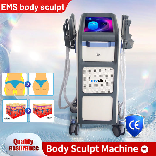 Professional 6500W RF Hi-MT Machine MYOSLIM Body Sculpting Slimming Buttock Lifting Muscle Building Fat Burning for Fitness Cen
