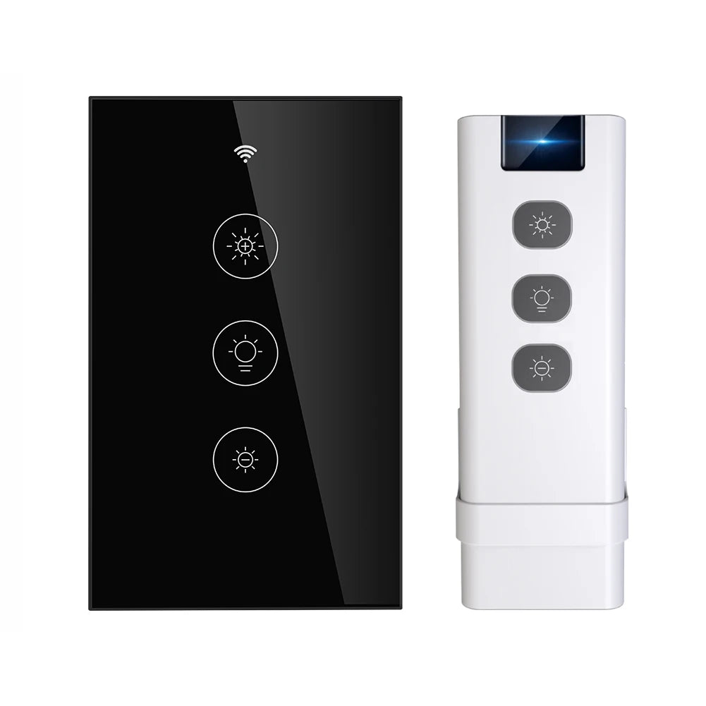 MOES New WiFi RF Smart Light Dimmer Switch 2/3Way Smart Life/Tuya APP Remote Control Works with Alexa Google Voice Assistants