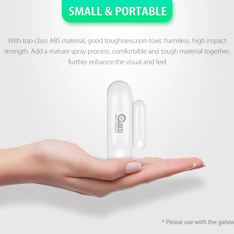 NEO Z-Wave Plus Door And Window Sensor Smart Home Automation Sensor EU 868.4MHZ Compatible With Z Wave 300 500 Series