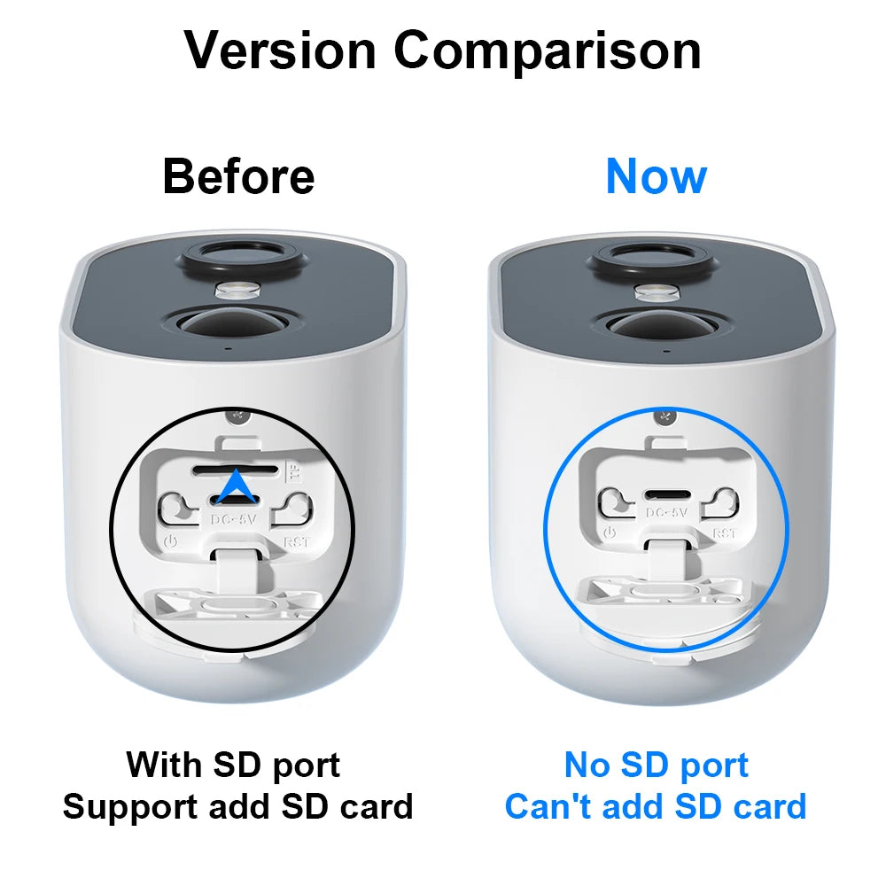 ANRAN 2K Rechargeable Battery Camera 2.4G WiFi Camera Wireless Home Surveillance Security Cameras PIR, IP65, Work with ANRAN App
