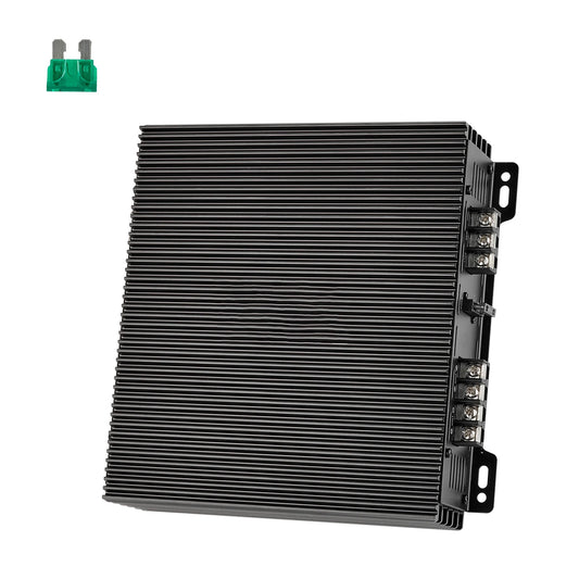 SucceBuy 2 Channel Car Audio Amplifier 2 Ohm Stable Bridgeable Class A/B Max Power 2 x 300W @ 4 Ohm for Car SUV Truck Off-Road