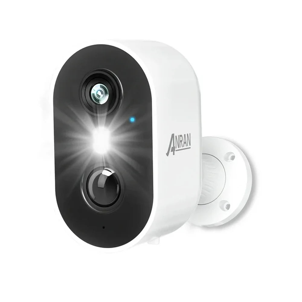 ANRAN 2K Rechargeable Battery Camera 2.4G WiFi Camera Wireless Home Surveillance Security Cameras PIR, IP65, Work with ANRAN App