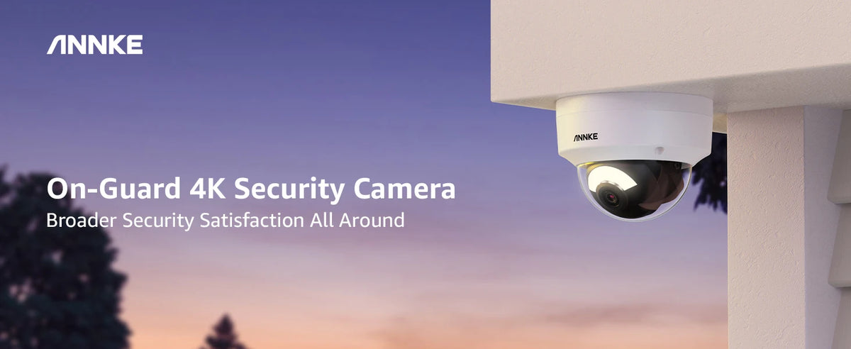 ANNKE 4K Smart Dual Light Network Camera IP67 IK08 Built-in Mic 8MP POE IP Cameras Motion detection H.265+ Smart Home 4mm