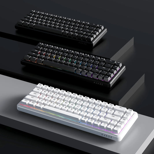 AJAZZ AK680MAX Wired Magnetic Gaming Keyboard, 68 Keys, 0.01 Precision, Zero Latency, Compact, Web Driver No Download