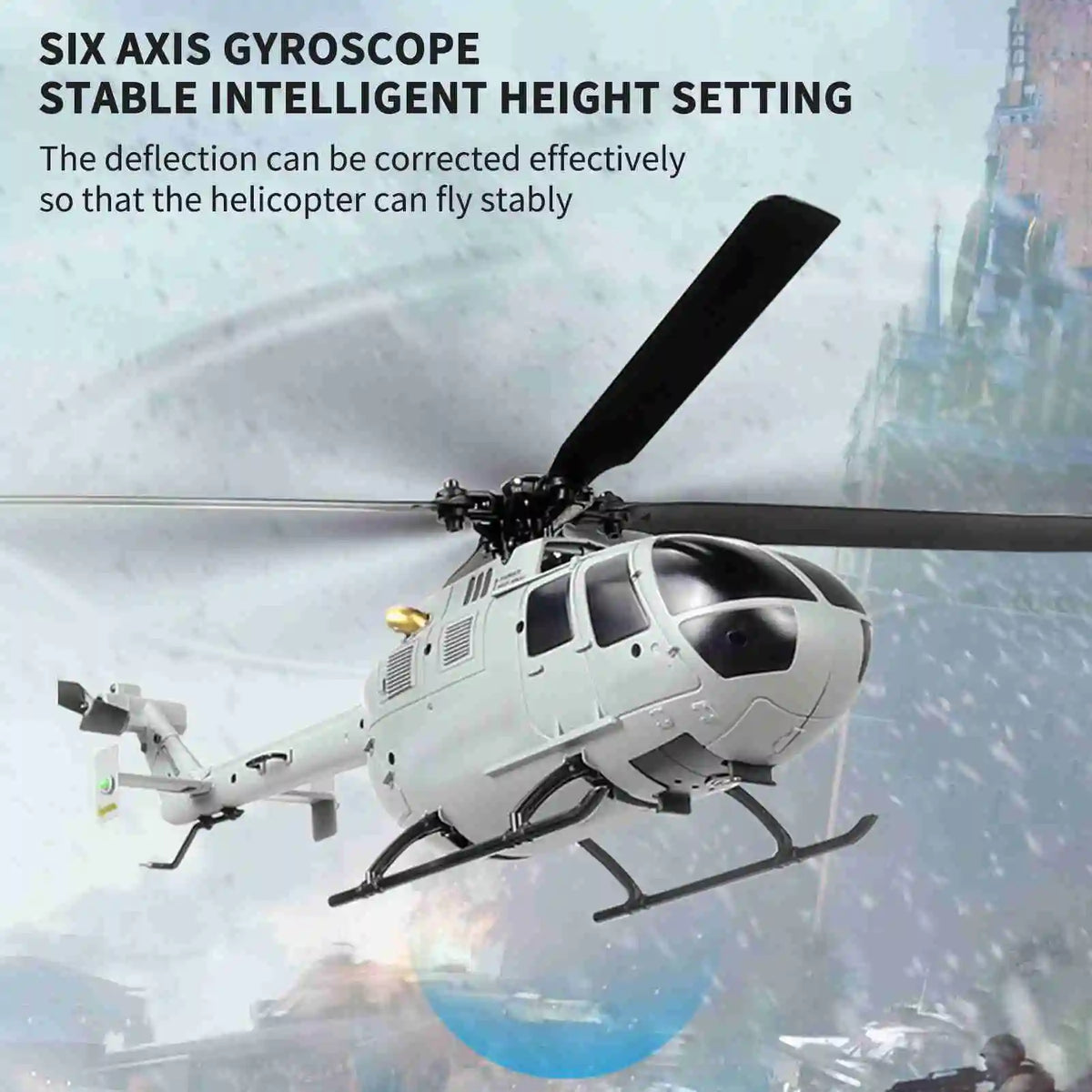 NEW RC Helicopter RC Plane Single Propeller Without Ailerons 6 Axis Gyro Stabilization RC Airplane Altitude Hold Toy