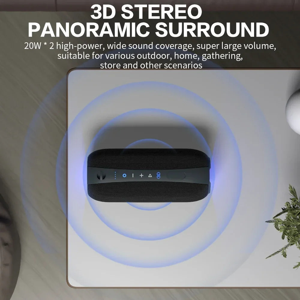 Cyberpunk Wireless Bluetooth Speakers TWS True Wireless Stereo RGB LED for Home Outdoor Party PC Gaming Desk Decor Portable Audio System with Rich Bass Clear Sound Multi Device Compatibility USB TF Card Playback