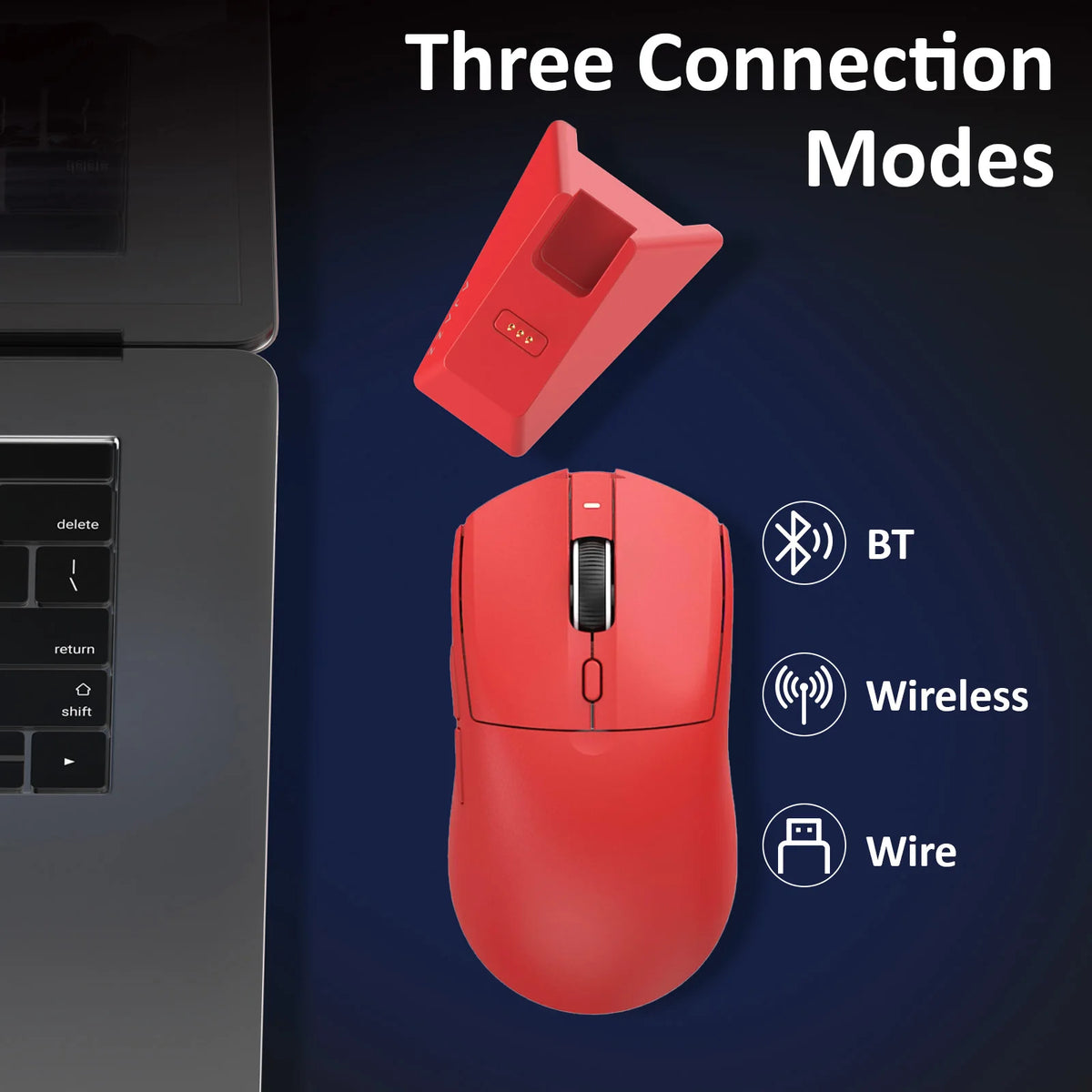 AJAZZ AJ139 V2 MC Symmetrical Ergonomic Wired Gaming Mouse, High Accuracy Sensor, Durable Switch Lightweight PC Esports Mouse