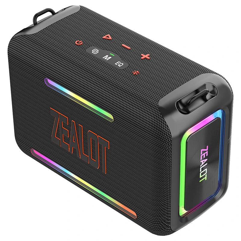 US-ZEALOT-S95 120W Waterproof Portable Loud Bluetooth Speaker, Wireless Outdoor Boombox SubwooferTriple Passive Radiators-Deep Bass