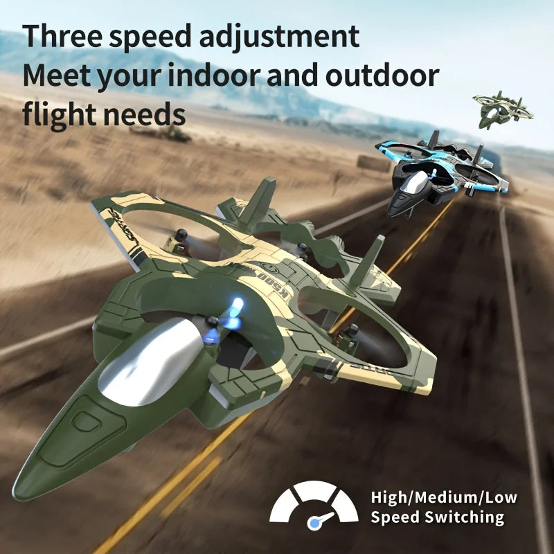 K500 RC Drone with LED Lights & Air Pressure Altitude Hold – Shock-Resistant Mini Quadcopter, 2.4G Remote Control, One-Key Takeoff/Landing/360° Rotation, Indoor/Outdoor Flying Toy, Ideal Gift for Friends