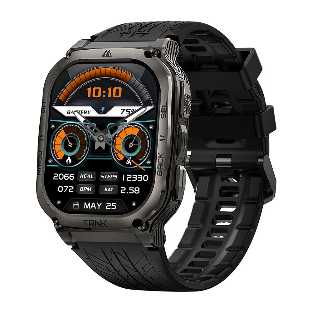Original KOSPET TANK M3 Smart Watches For Men Smartwatch Women 480mAh Electronic Digital Fitness AMOLED AOD Bluetooth Watches