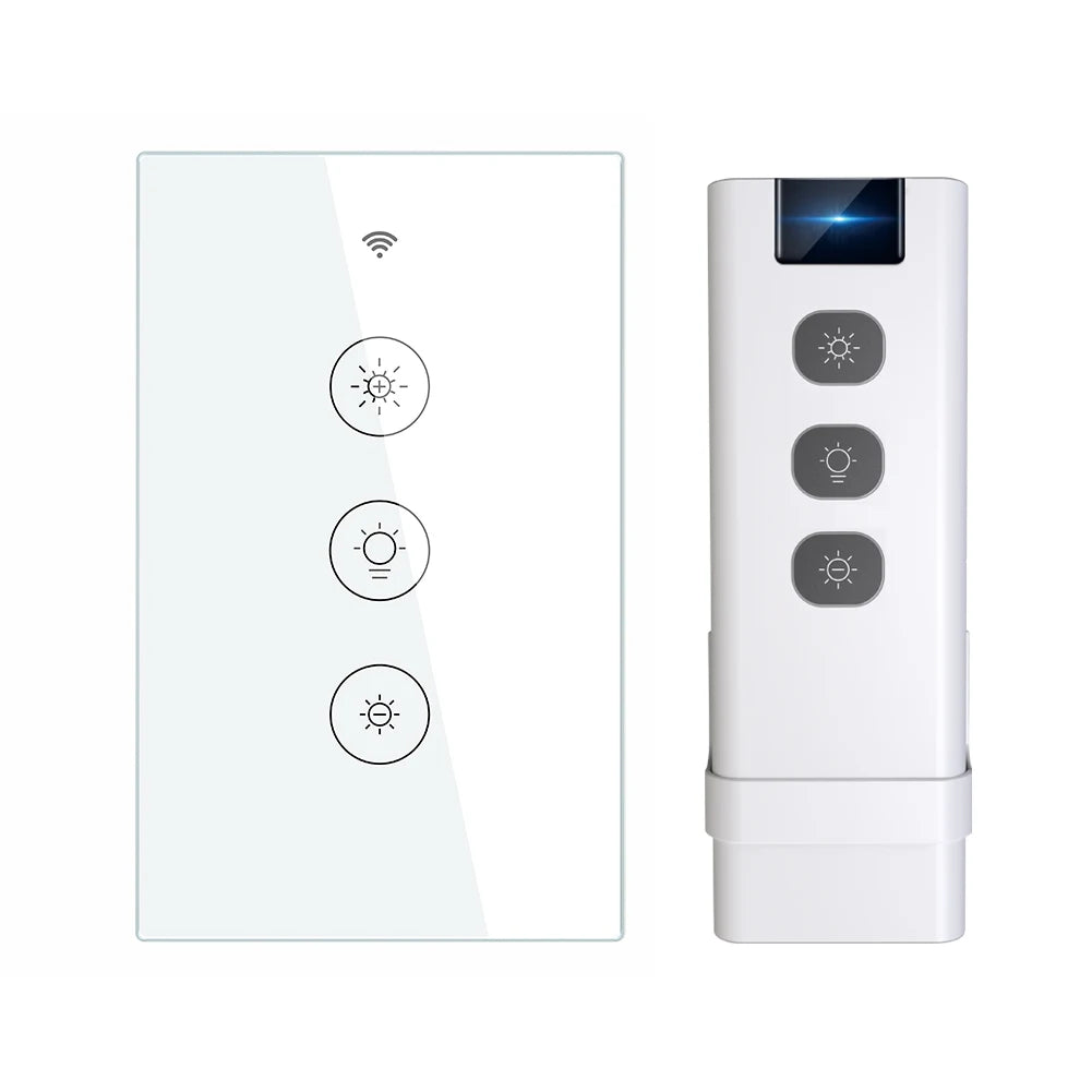 MOES New WiFi RF Smart Light Dimmer Switch 2/3Way Smart Life/Tuya APP Remote Control Works with Alexa Google Voice Assistants