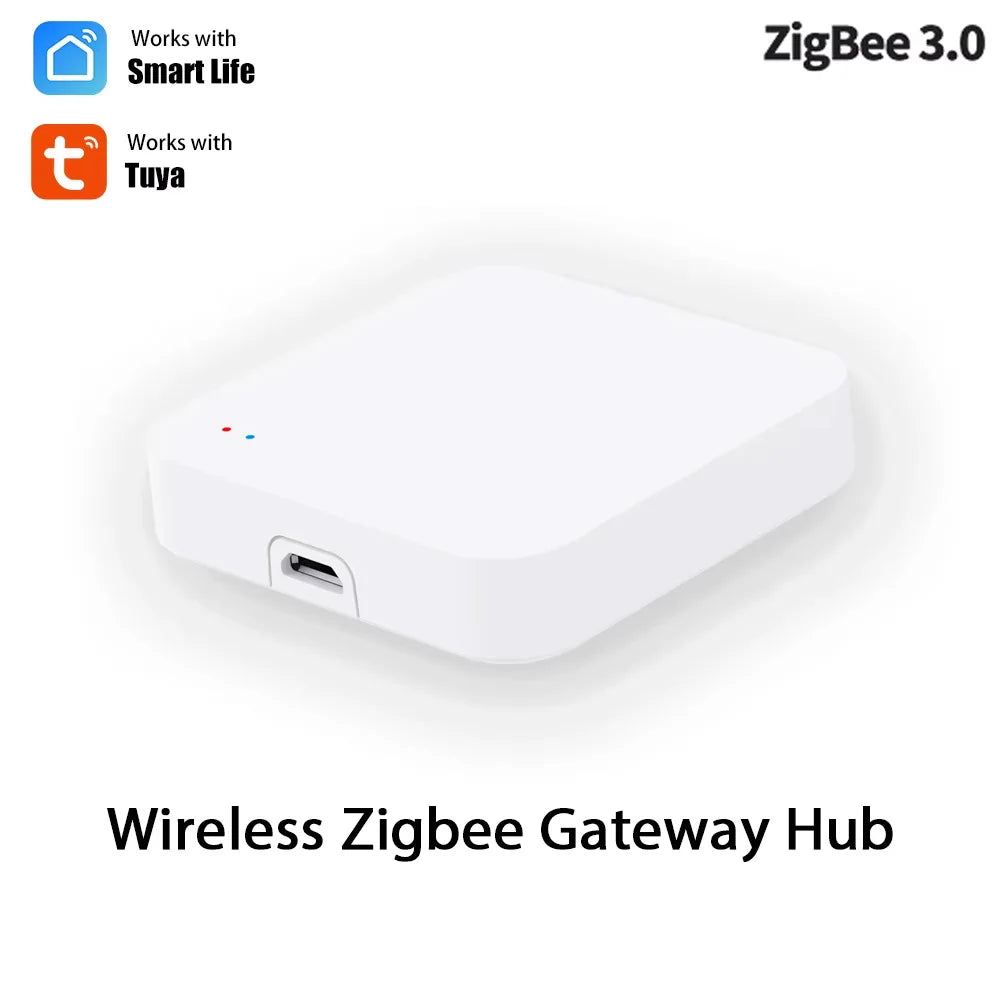 Tuya Zigbee 3.0 Gateway Hub Smart Home Wireless Bridge Smart Life APP Remote Control Automation Device Works With Alexa Google