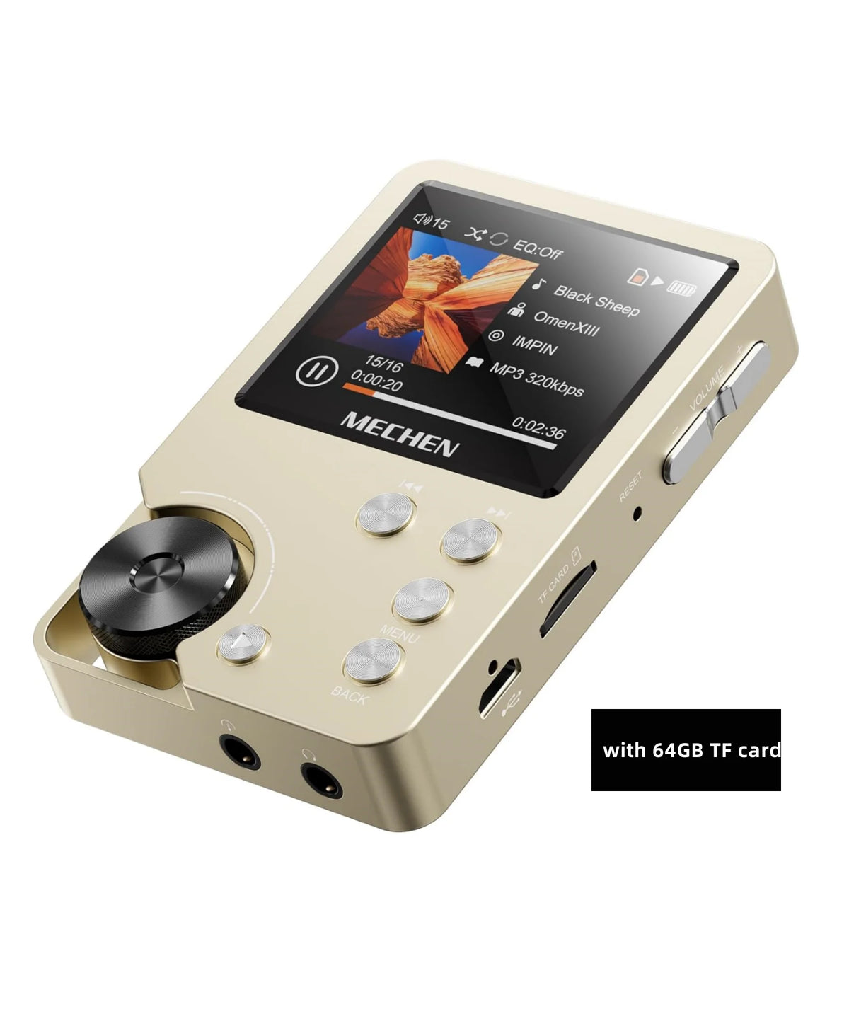 MECHEN High Quality Lossless MP3 Player Support Up to 256GB ( M30 HIFI )
