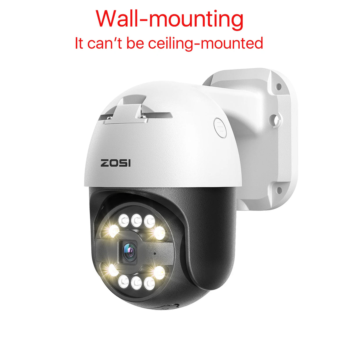 ZOSI C296 5MP/8MP PTZ WiFi 6 Camera Person Vehicle Package Detect Wireless CCTV Video Surveillance Cam Home Security Protection