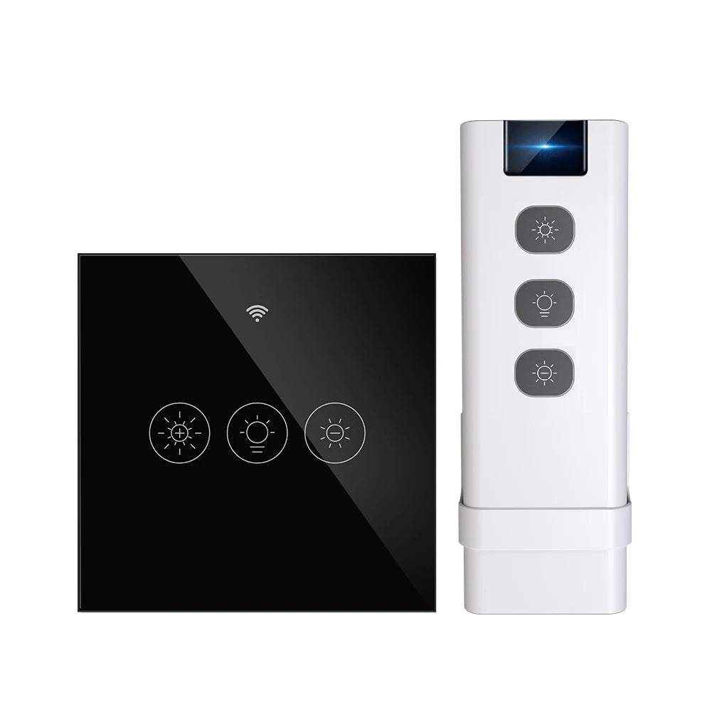 MOES New WiFi RF Smart Light Dimmer Switch 2/3Way Smart Life/Tuya APP Remote Control Works with Alexa Google Voice Assistants